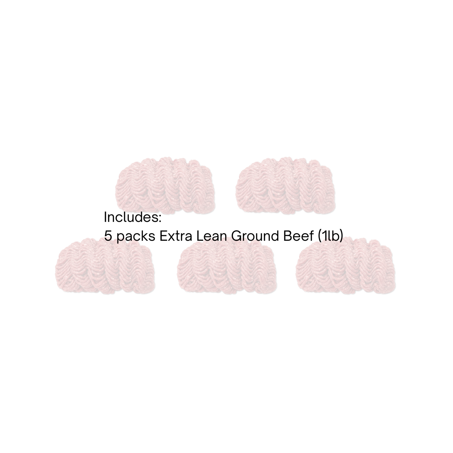 Extra Lean Ground Beef - 5lbs