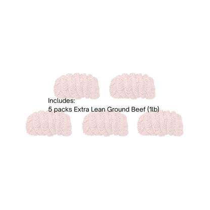 Extra Lean Ground Beef - 5lbs