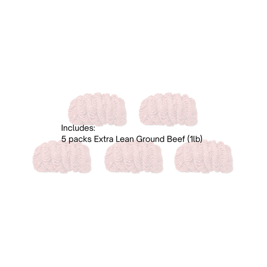 Extra Lean Ground Beef - 5lbs