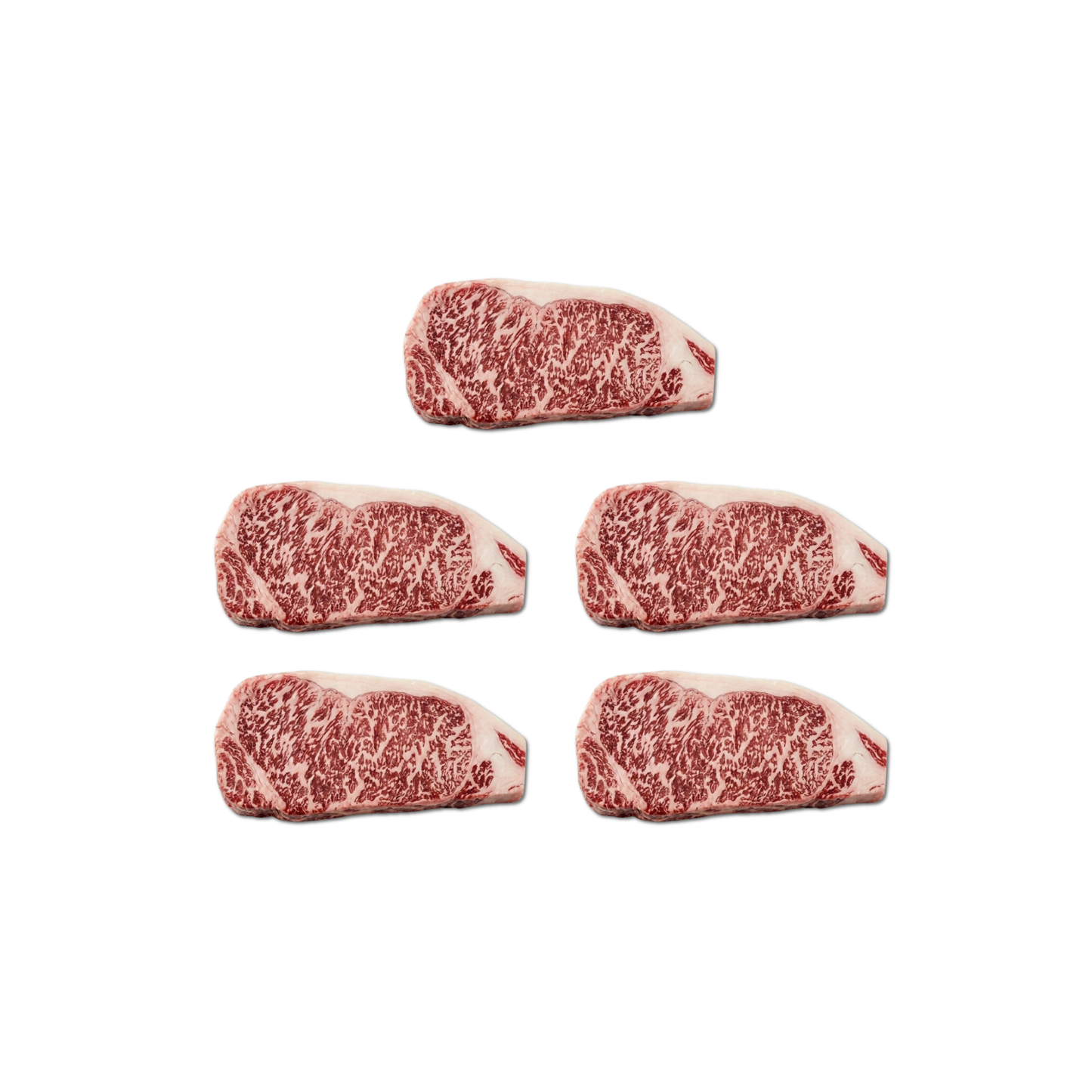 Bulk Wagyu NY Striploin Steak MB (4-5 9oz) 5pcs