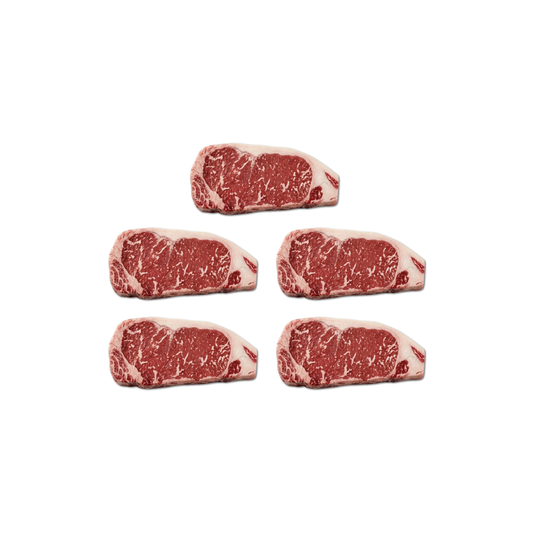 Bulk Wagyu NY Striploin Steak  (MB 4-5)  5pcs