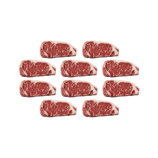 Bulk Wagyu NY Striploin Steak (MB 4-5) 10pcs