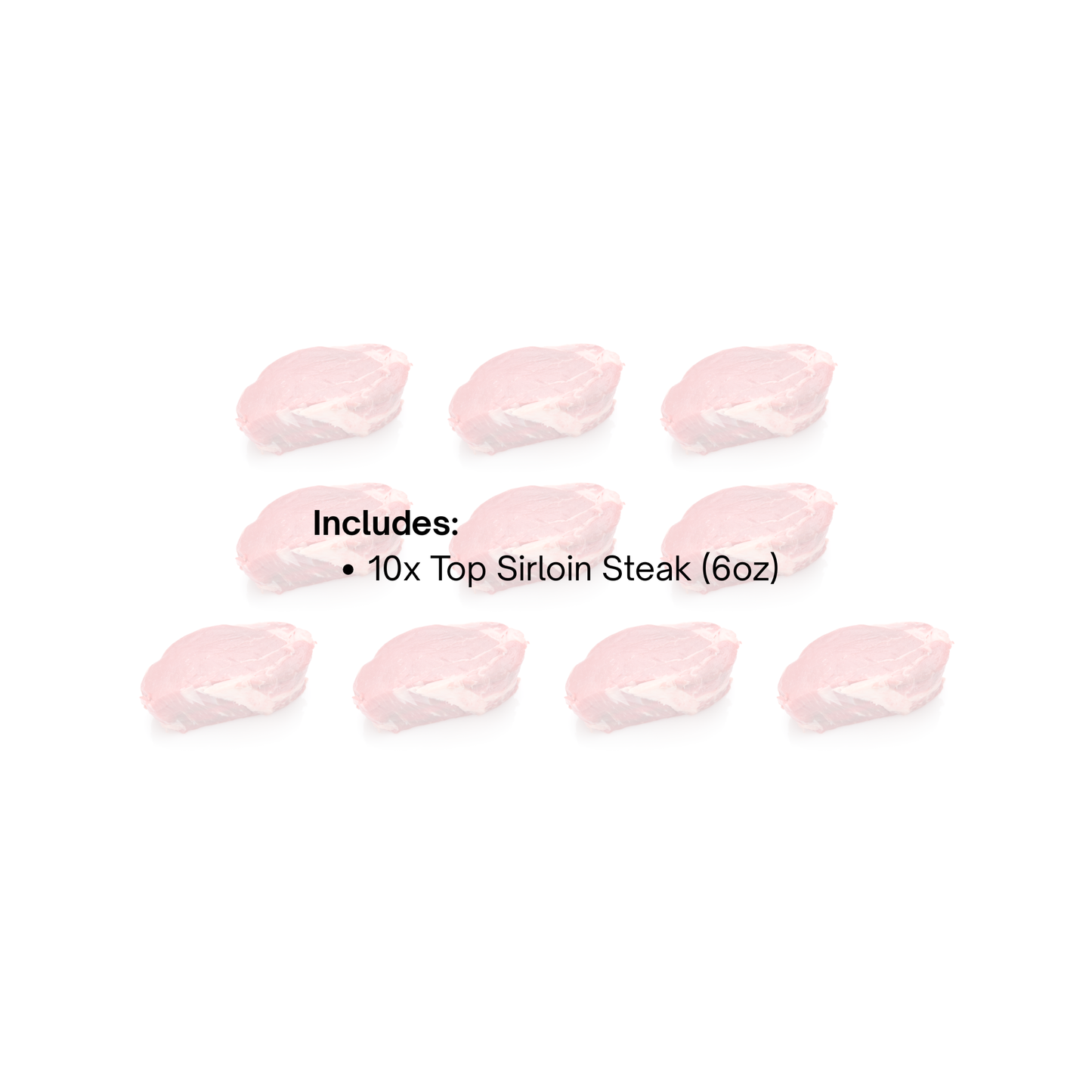 Bulk Top Sirloin Steaks (10pcs)