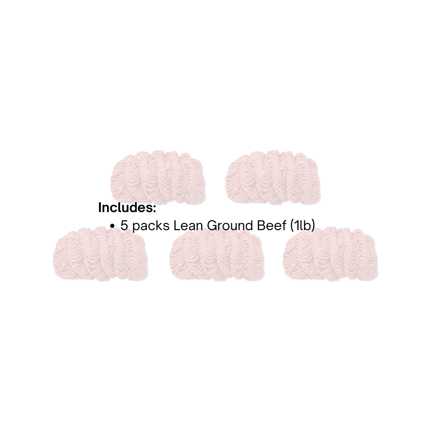 Lean Ground Beef - 5lbs