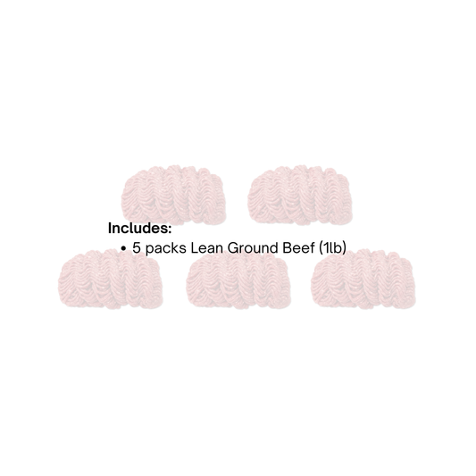 Lean Ground Beef - 5lbs