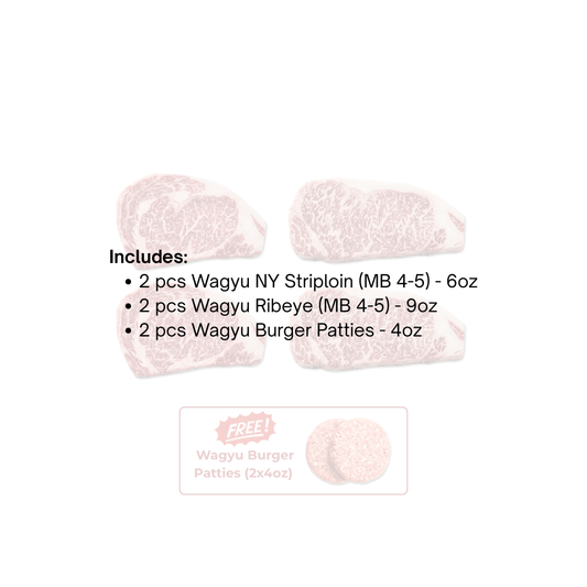 Wagyu Steak Bundle MB (4-5)